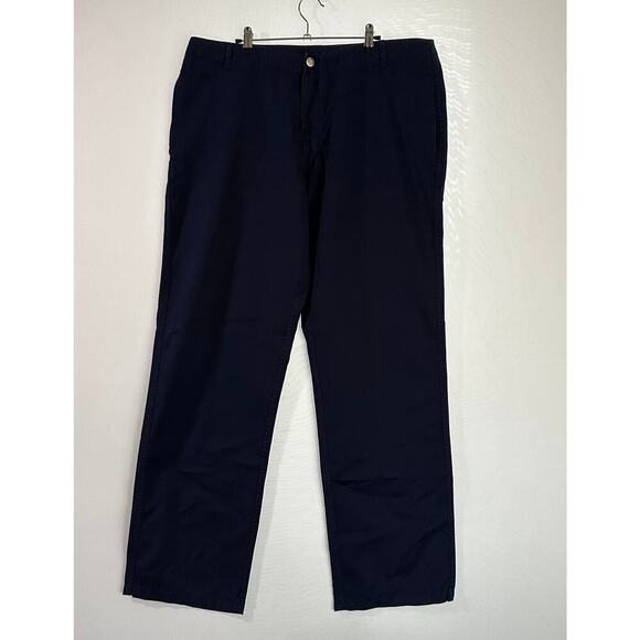 NWT Vilebrequin Men's XXXL Marine Blue Straight Leg Casual Dress Pant Trouser - Picture 1 of 8